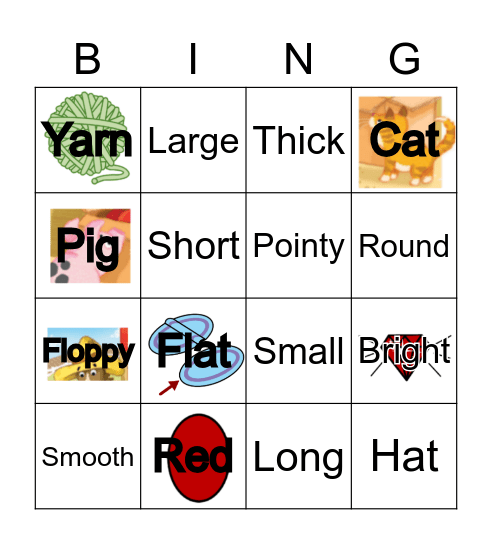 A Barn Full of Hats Bingo Card