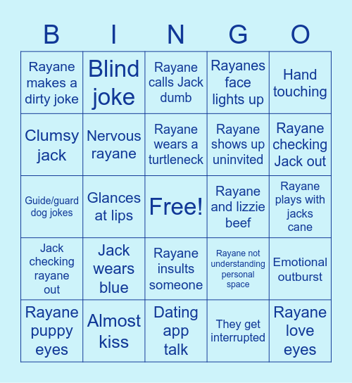 Jayane Bingo Card