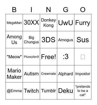 May Bingo Card