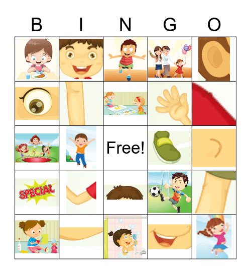 I AM SPECIAL. IT'S ME! Bingo Card