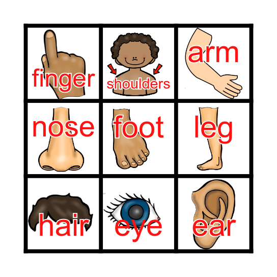 Star 1-1 lesson 3 Bingo Card