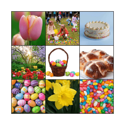 EASTER BINGO Card
