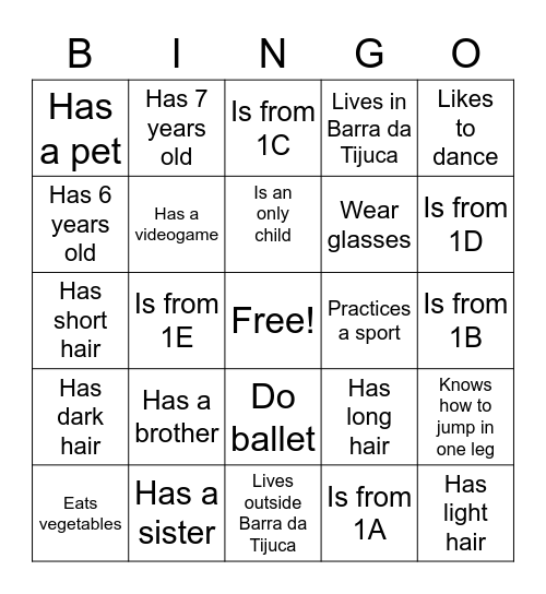 Flex Bingo Card