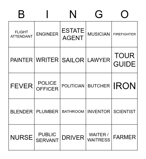 Review Bingo Card