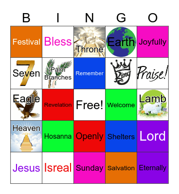 Palm Sunday Everyday Bingo Card