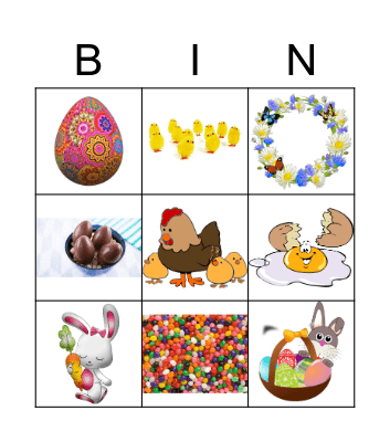 Easter Bingo Card