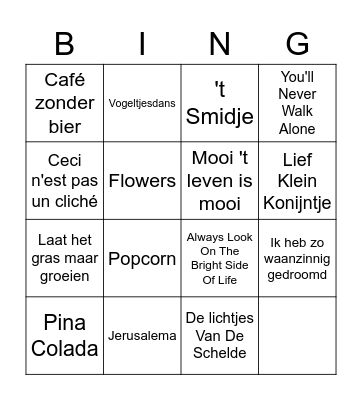 Pasen in Dongen Bingo Card