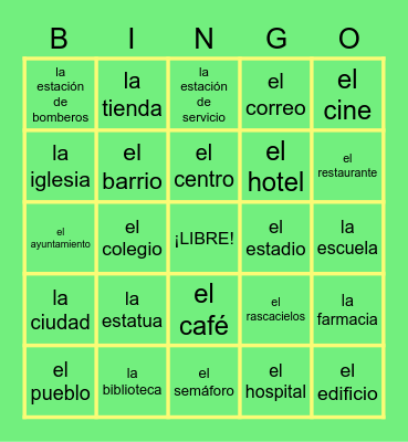 La Comunidad Bingo Card