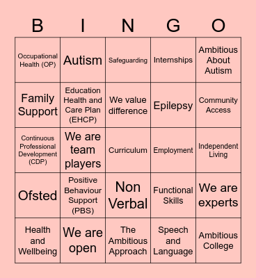 AC Bingo Card