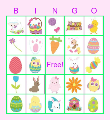 Access Insurance Easter Bingo! Bingo Card