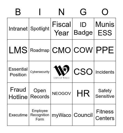 LINGO Bingo Card