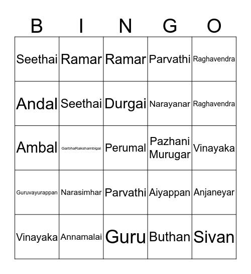 PARTY TIME!!! Bingo Card