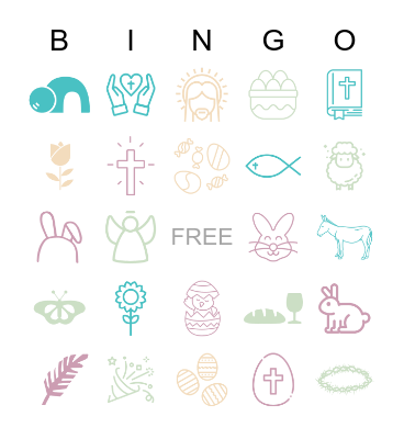 Easter Bingo Card