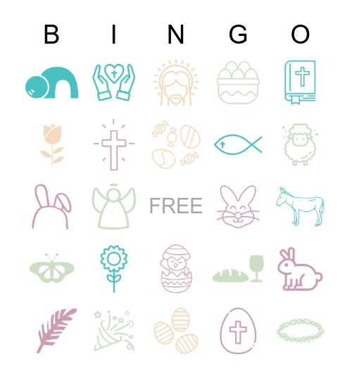 Easter Bingo Card