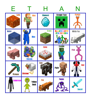 Happy Birthday Bingo Card