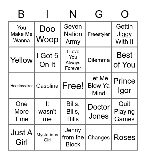 ABSOLUTE BINGO Card