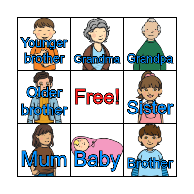 Family bingo Card
