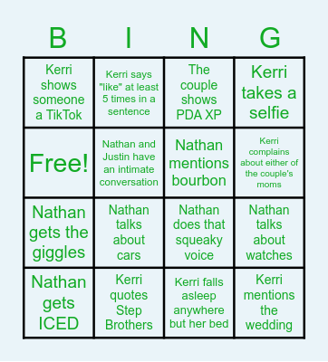Clowning on the Clarks Bingo Card