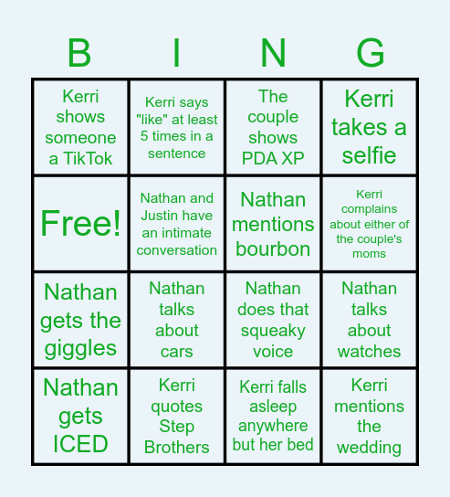 Clowning on the Clarks Bingo Card