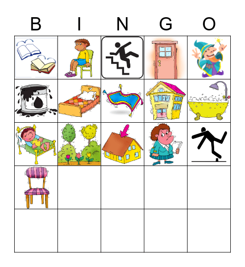 Winnie the Witch Bingo Card