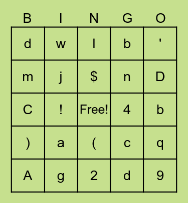 Online & Other Resources for Employment Bingo Card