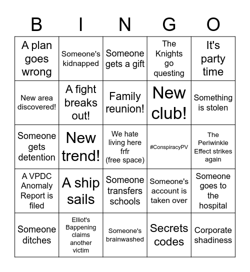 Poppy Valley Bingo Card
