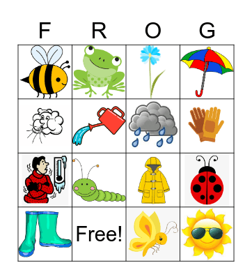 Spring BINGO Card