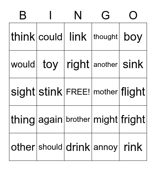 WIN WEEK 7 Bingo Card