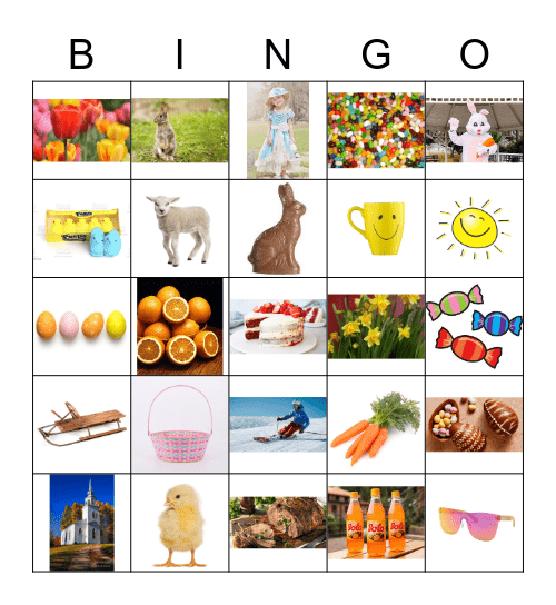 Easter Bingo Card