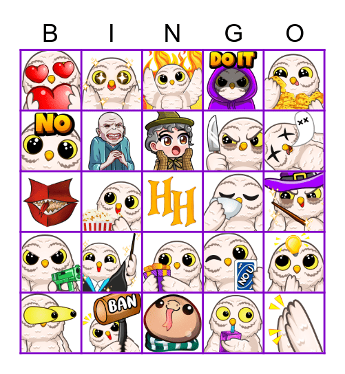 Hedwig's Haven is 3! Bingo Card