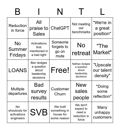 All-Hands Bingo Card