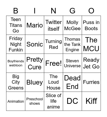 Things All Twitter Users Hate Bingo Card
