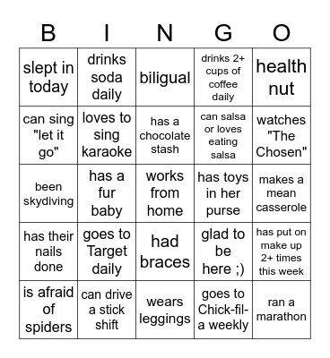 Ladies Brunch- Spring 2023 Bingo Card