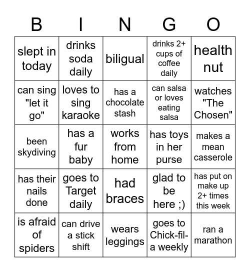 Ladies Brunch- Spring 2023 Bingo Card
