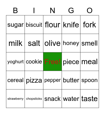 WORD REVIEW Bingo Card