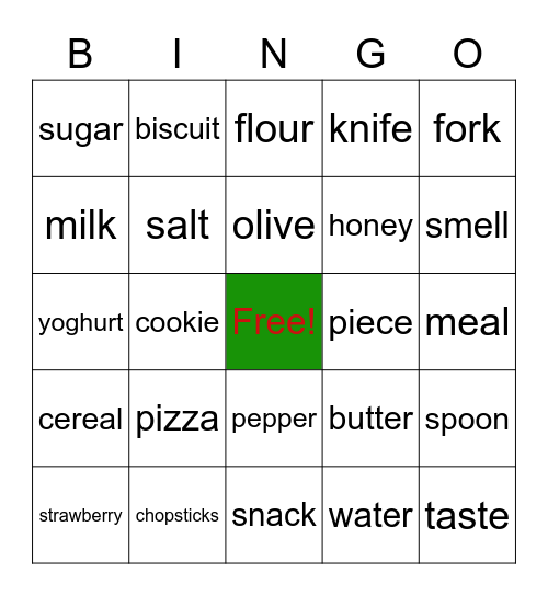 WORD REVIEW Bingo Card