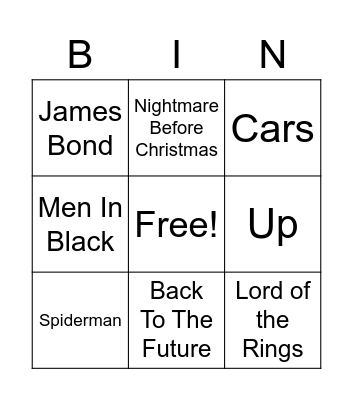 BÍÓBINGÓ! Bingo Card