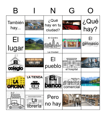 En La Ciudad Bingo Card