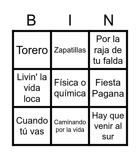 Cumple Paula 30 Bingo Card