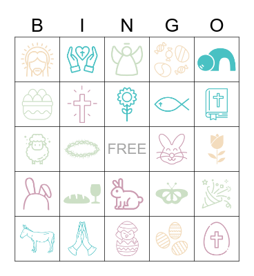 Easter Bingo Card