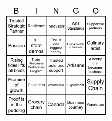 50th Birthday Barcode Bingo! Bingo Card