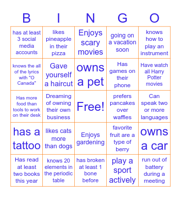 Bingo Zen Bingo Card