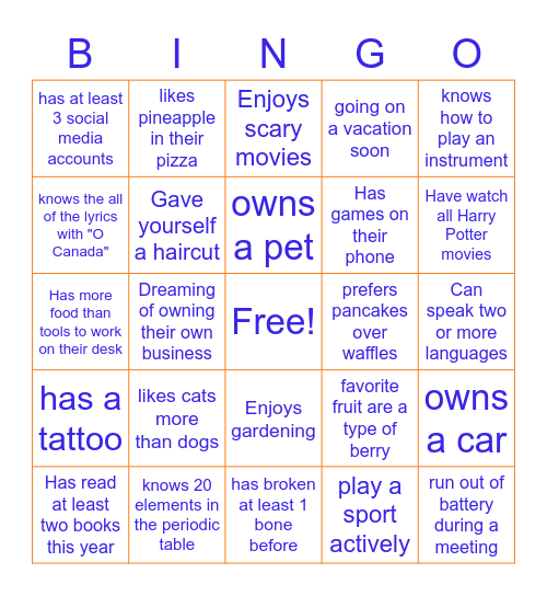 Bingo Zen Bingo Card