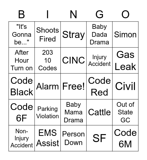 NTW 2023 Bingo Card