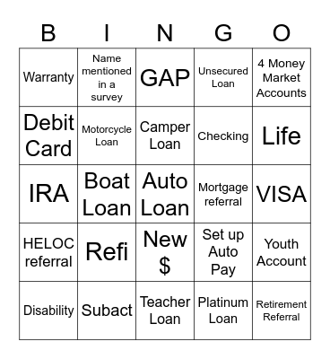 May Blackout Bingo Card