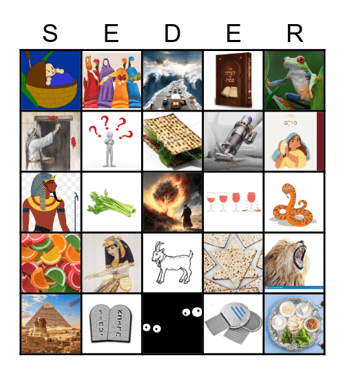PESACH BINGO Card