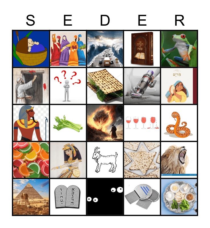 PESACH BINGO Card