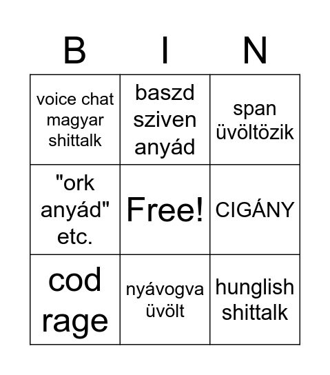 Sp1r1t1337 ragegeci Bingo Card