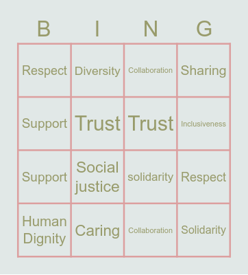 Ubuntu Bingo Card