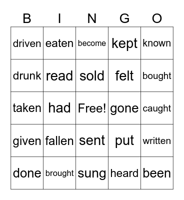 EASTER Bingo Card